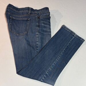 JCPenney Women's Slim Straight Leg Stretch Blue Jeans 32/14